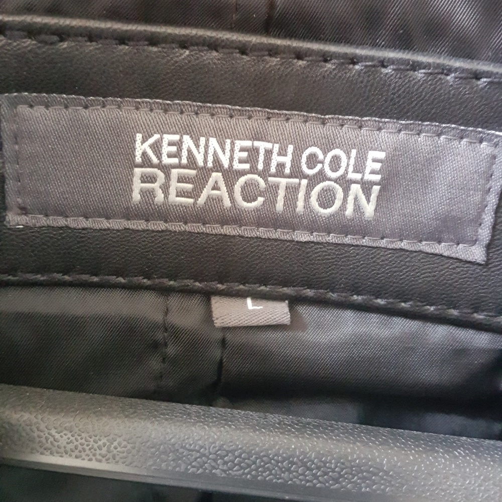 NEW, Kenneth Cole Reaction, men's leather jacket..price firm, NWT - Picture 4 of 7